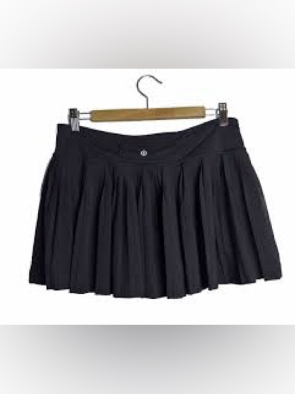 lululemon athletica Black Pleated Skater Skirt 1013